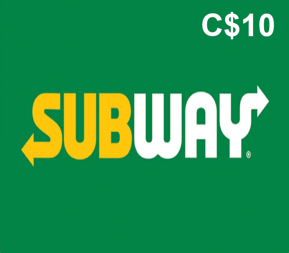 Subway C$10 Подарочная карта CA