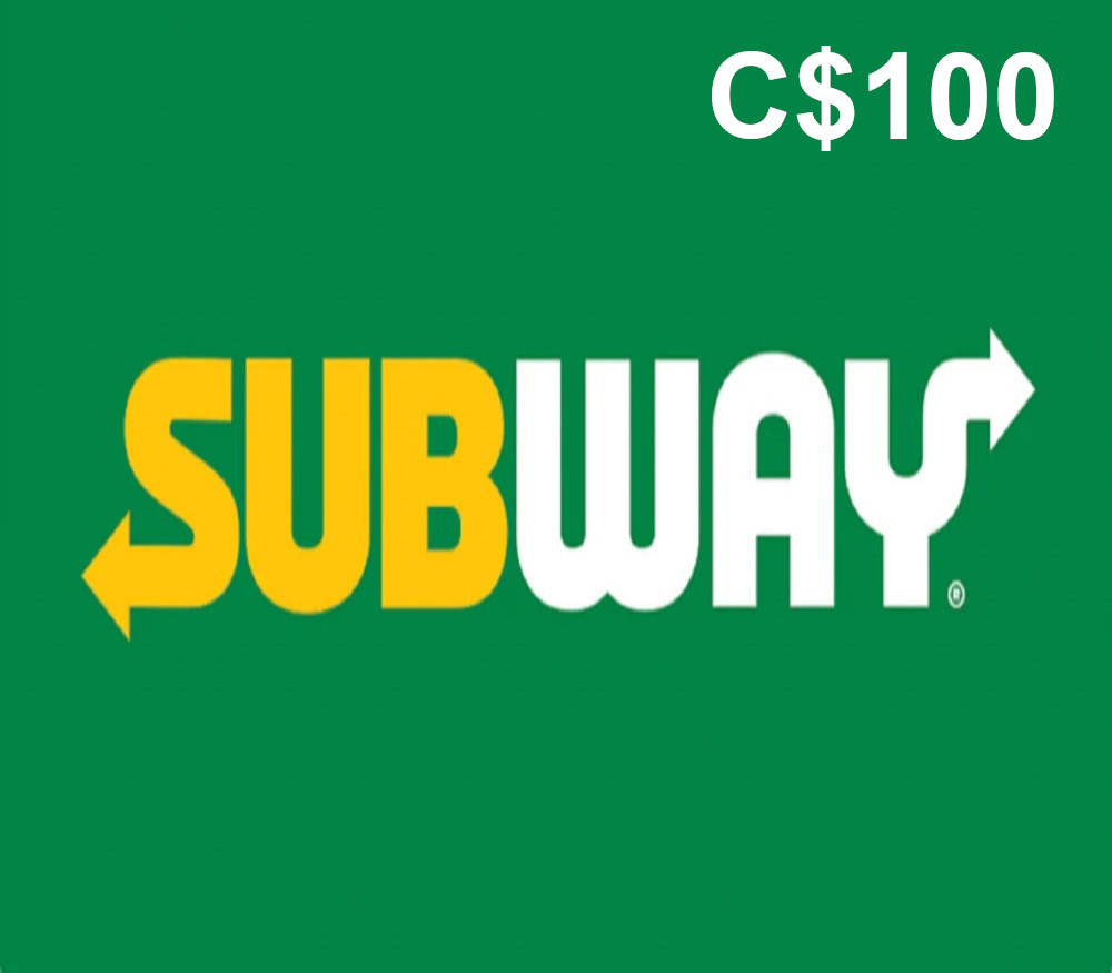 Subway C$100 Подарочная карта CA