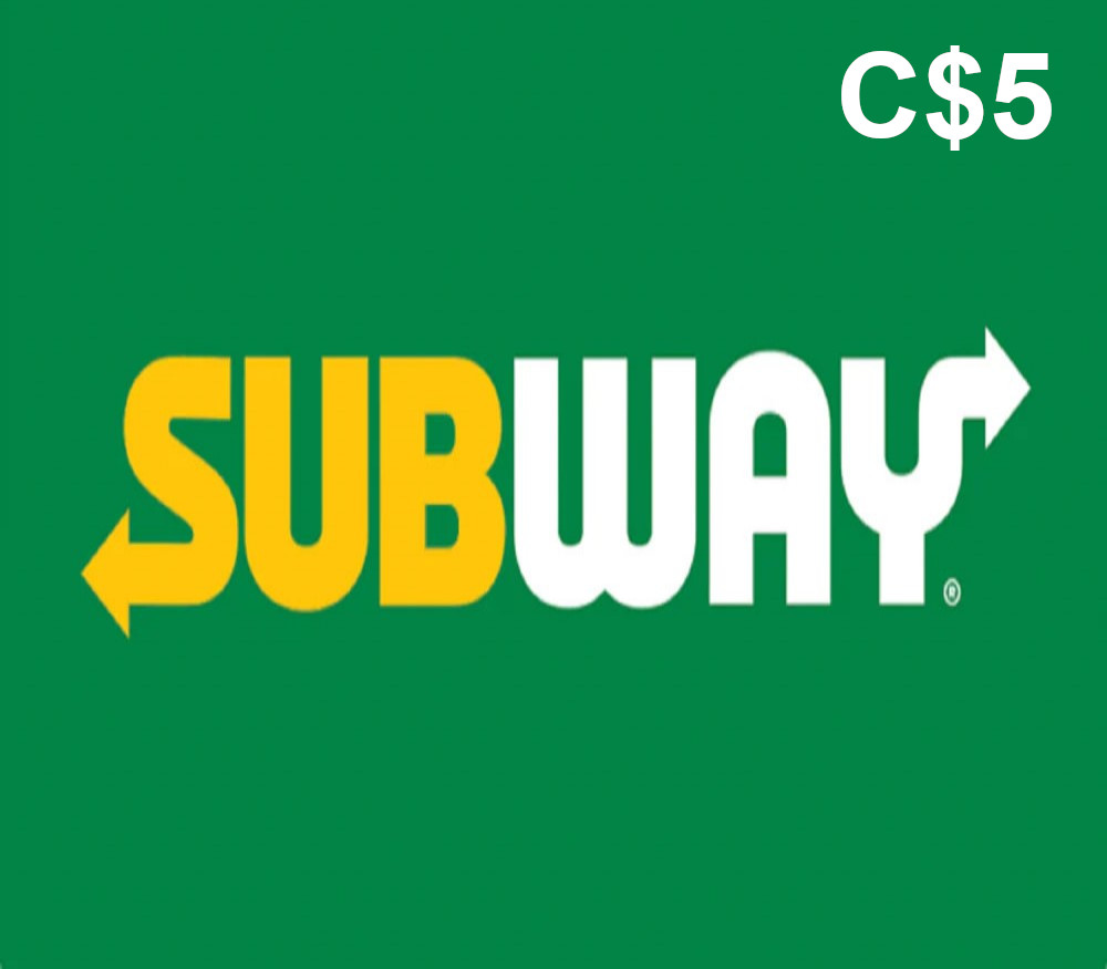 Subway C$5 Подарочная карта CA