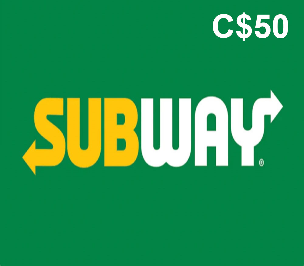 Subway C$50 Подарочная карта CA