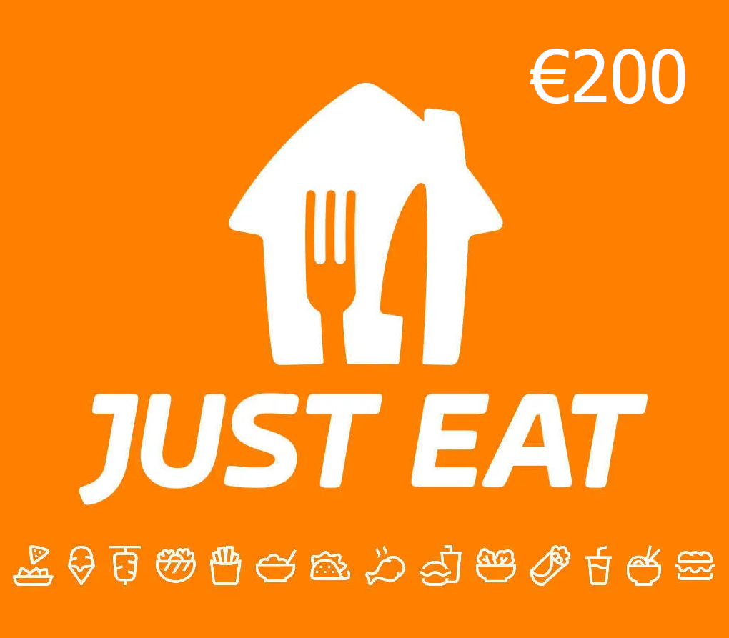 Just Eat €200 Подарочная карта IE