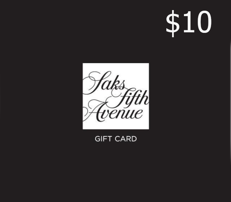 Saks Fifth Avenue $10 Подарочная карта US