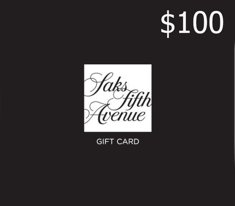 Saks Fifth Avenue $100 Подарочная карта US