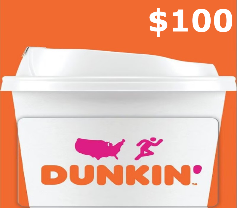 Dunkin Donuts $100 Подарочная карта US