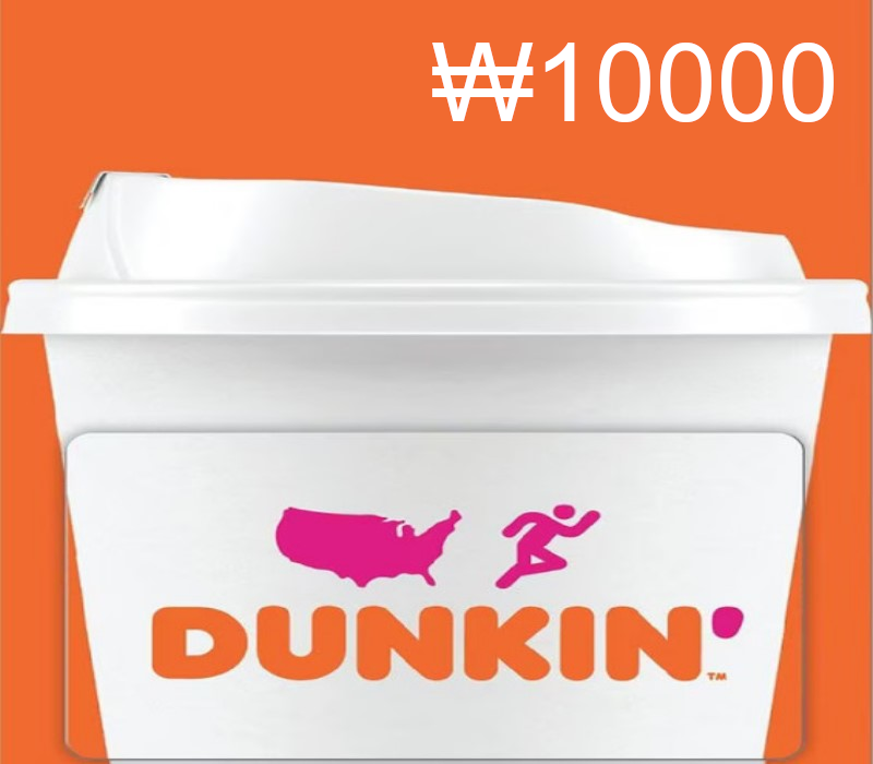 Dunkin Donuts ₩10000 Подарочная карта KR