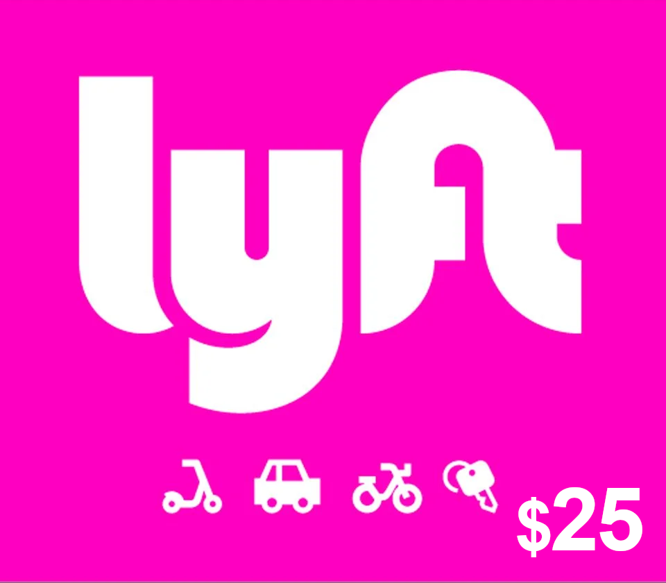 LYFT $25 Подарочная карта US
