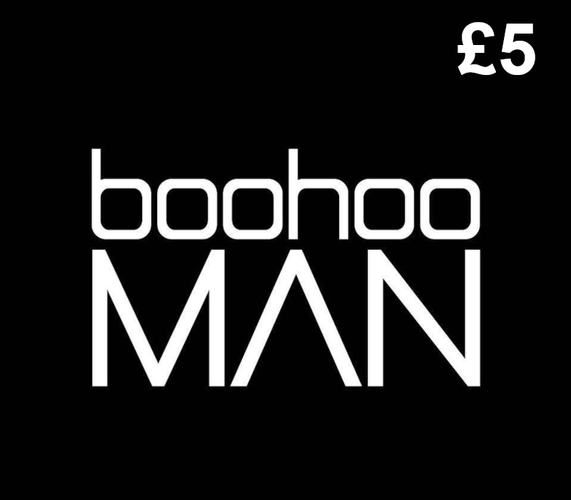 BoohooMAN £5 Подарочная карта UK