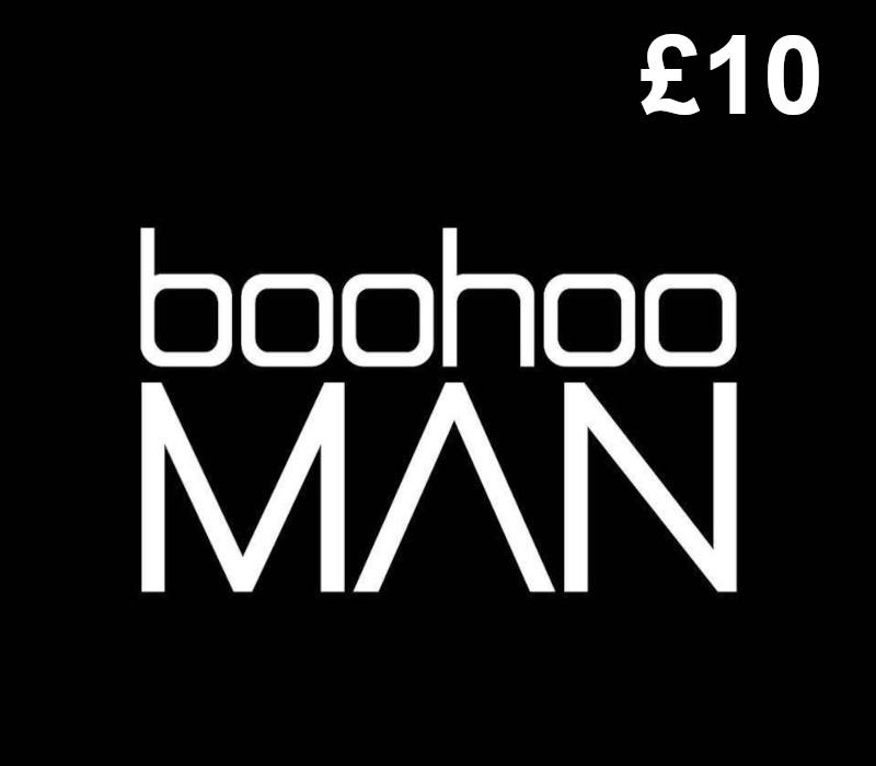 BoohooMAN £10 Подарочная карта UK
