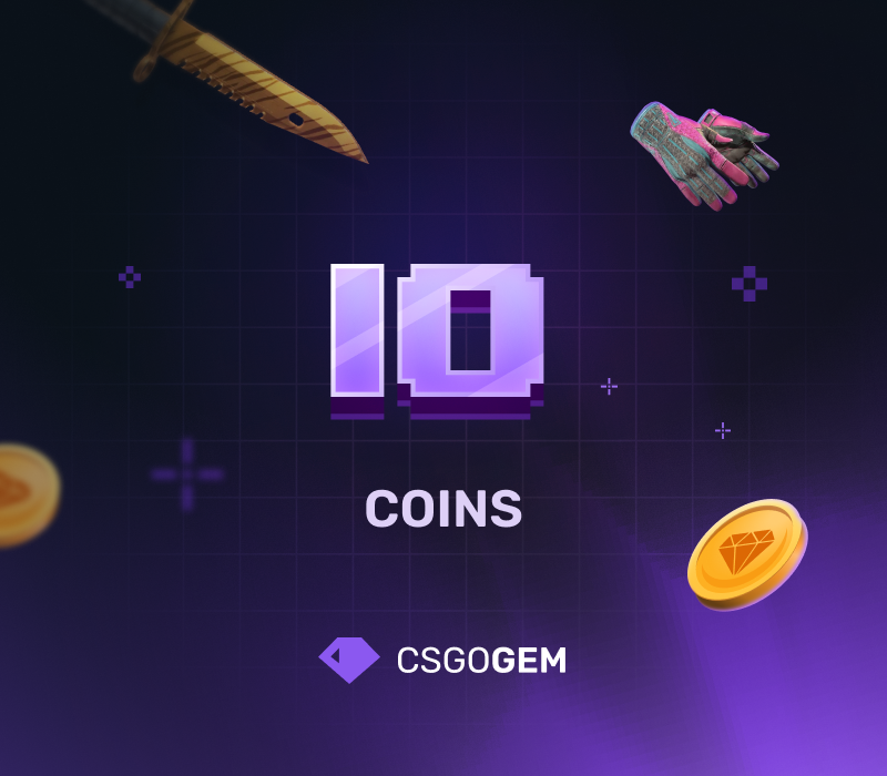 CSGOGem 10 Coins Подарочная карта
