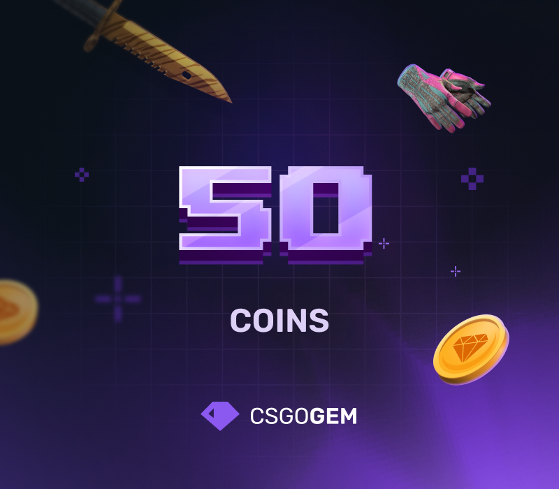 CSGOGem 50 Coins Подарочная карта
