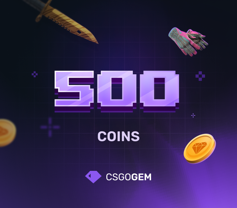 CSGOGem 500 Coins Подарочная карта