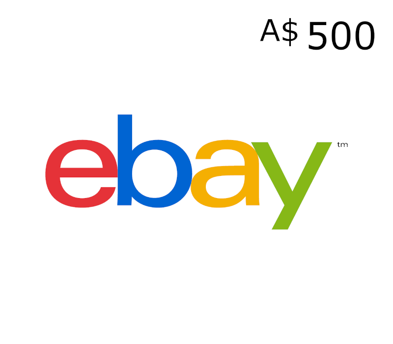 eBay A$500 Подарочная карта AU