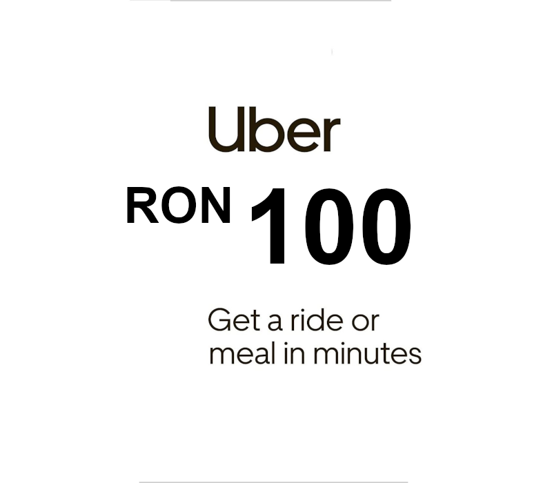 Uber 100 RON RO Подарочная карта