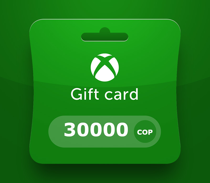 XBOX Live COP 30000 Предоплаченная карта CO