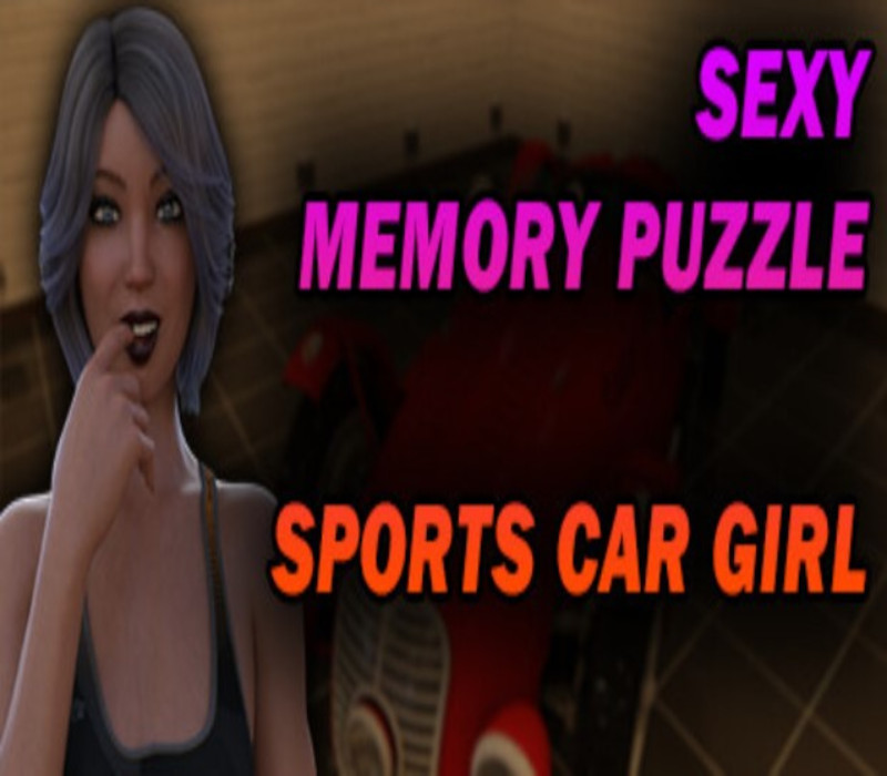 Sexy Memory Puzzle - Sports Car Girl PC Steam Ключ