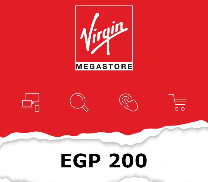 Virgin Megastore 200 EGP Подарочная карта EG