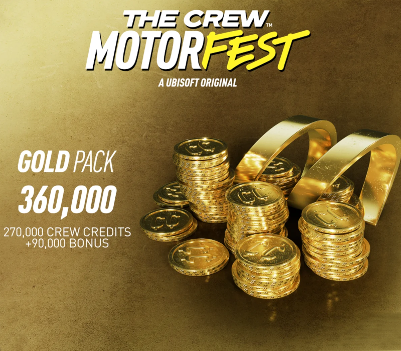 The Crew Motorfest VC Gold Pack - 360,000 Crew Credits DLC US XBOX One / Xbox Series X|S CD Key