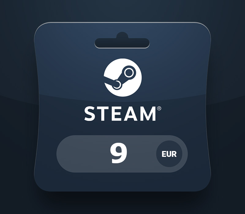 Steam Wallet EUR 9 Подарочная карта EU