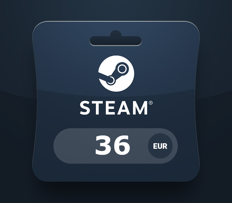 Steam Wallet EUR 36 Подарочная карта EU