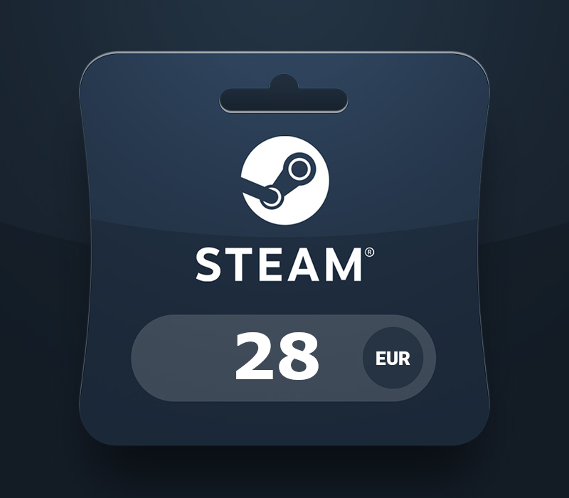Steam Карта пополнения €28 EU Код активации