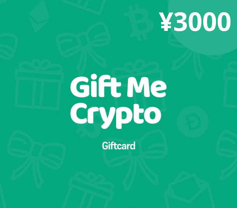 Gift Me Crypto ¥3000 Подарочная карта