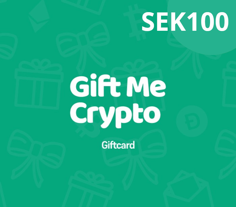 Gift Me Crypto 100 SEK Подарочная карта