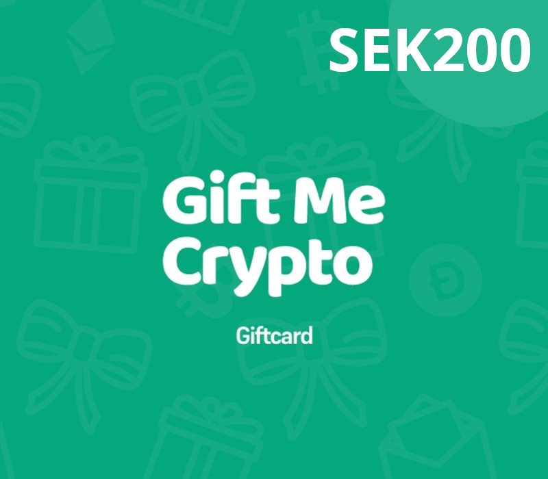 Gift Me Crypto 200 SEK Подарочная карта