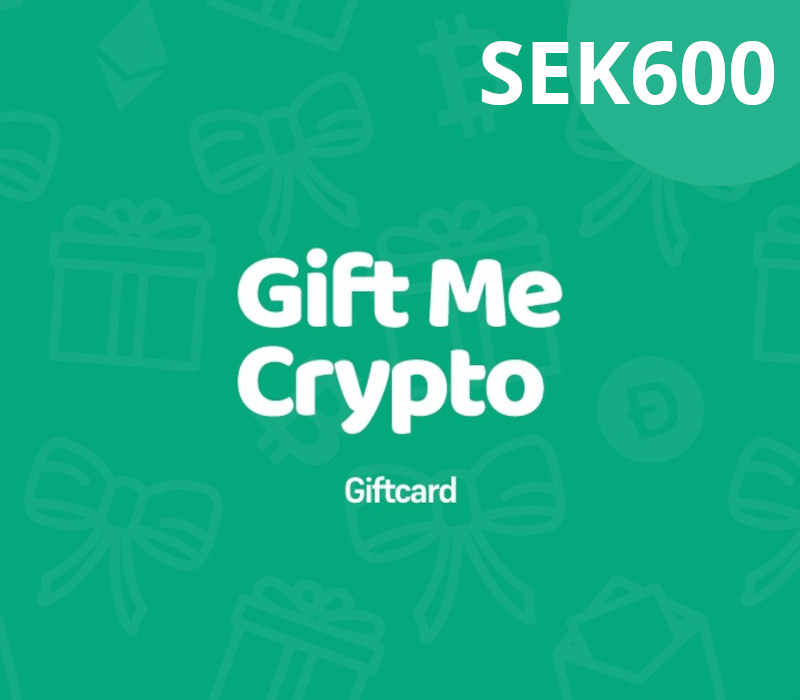 Gift Me Crypto 600 SEK Подарочная карта