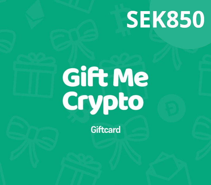 Gift Me Crypto 850 SEK Подарочная карта