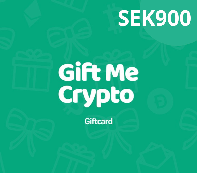 Gift Me Crypto 900 SEK Подарочная карта
