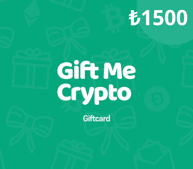Gift Me Crypto ₺1500 Подарочная карта