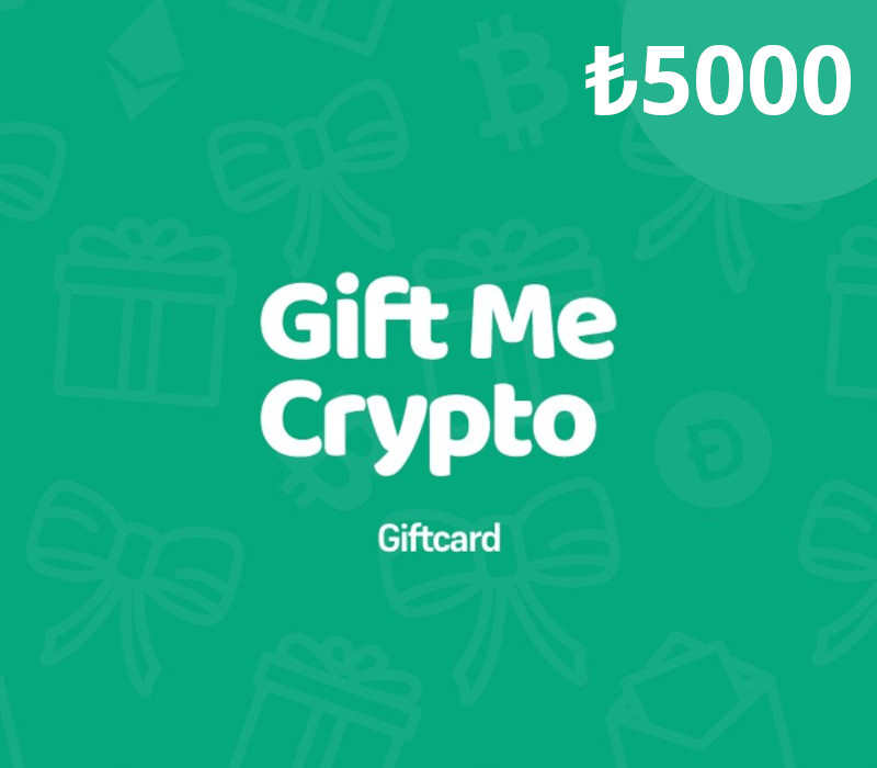 Gift Me Crypto ₺5000 Подарочная карта