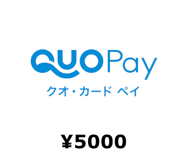 QUO Карта Pay ¥5000 Подарочная карта JP