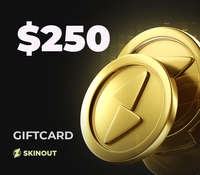 SkinOut.gg $250 Gift Card