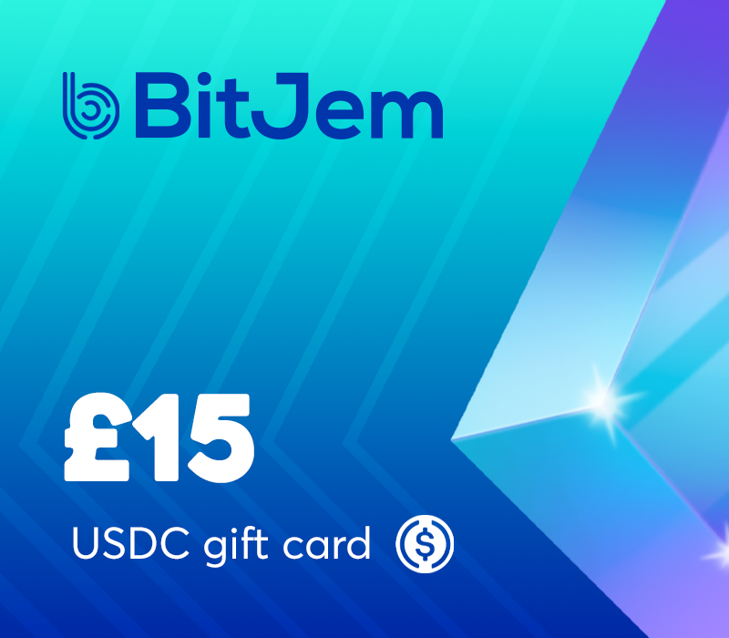 BitJem Crypto Подарочная карта (USDC) £15