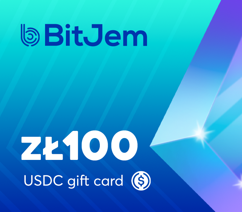 BitJem Crypto Подарочная карта (USDC) zł100
