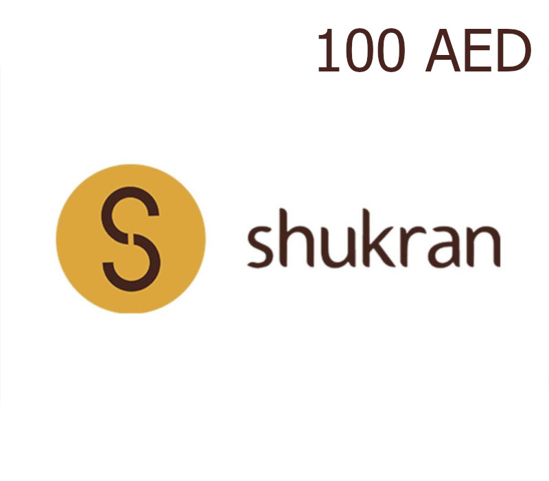 Shukran 100 AED Подарочная карта AE