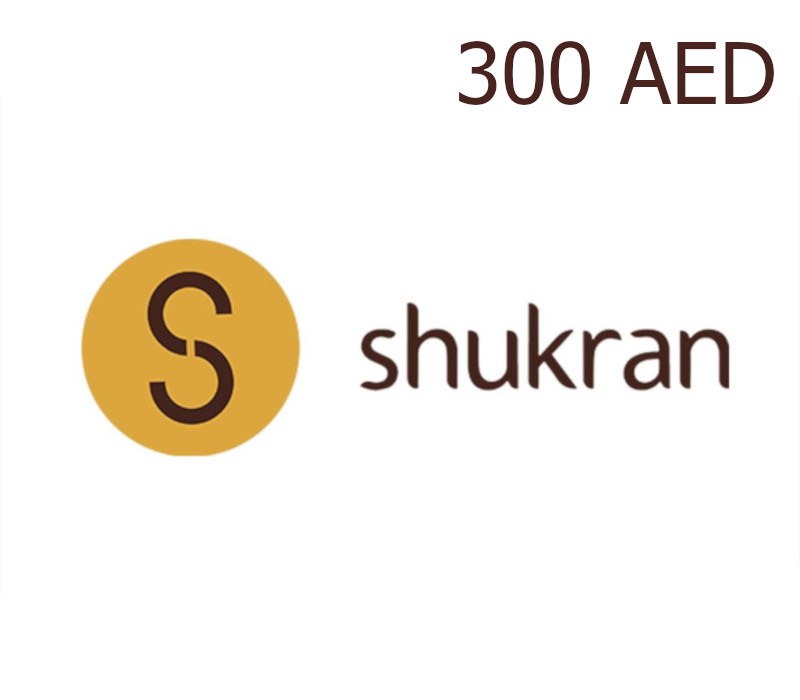 Shukran 300 AED Подарочная карта AE