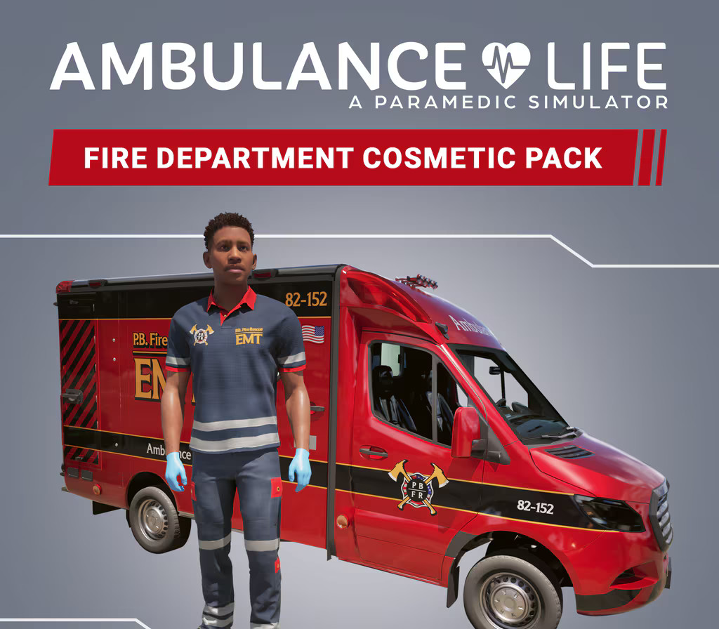 Ambulance Life: A Paramedic Simulator - Fire Department Cosmetic Pack DLC PC Steam Ключ