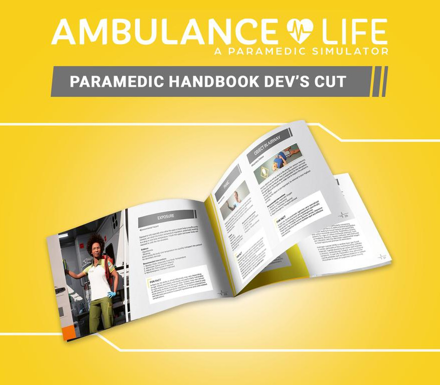Ambulance Life: A Paramedic Simulator - Paramedic Handbook Dev's Cut DLC PC Steam Ключ