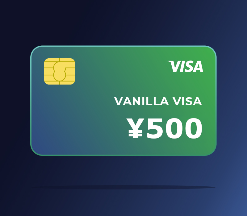 Vanilla VISA ¥500 JP