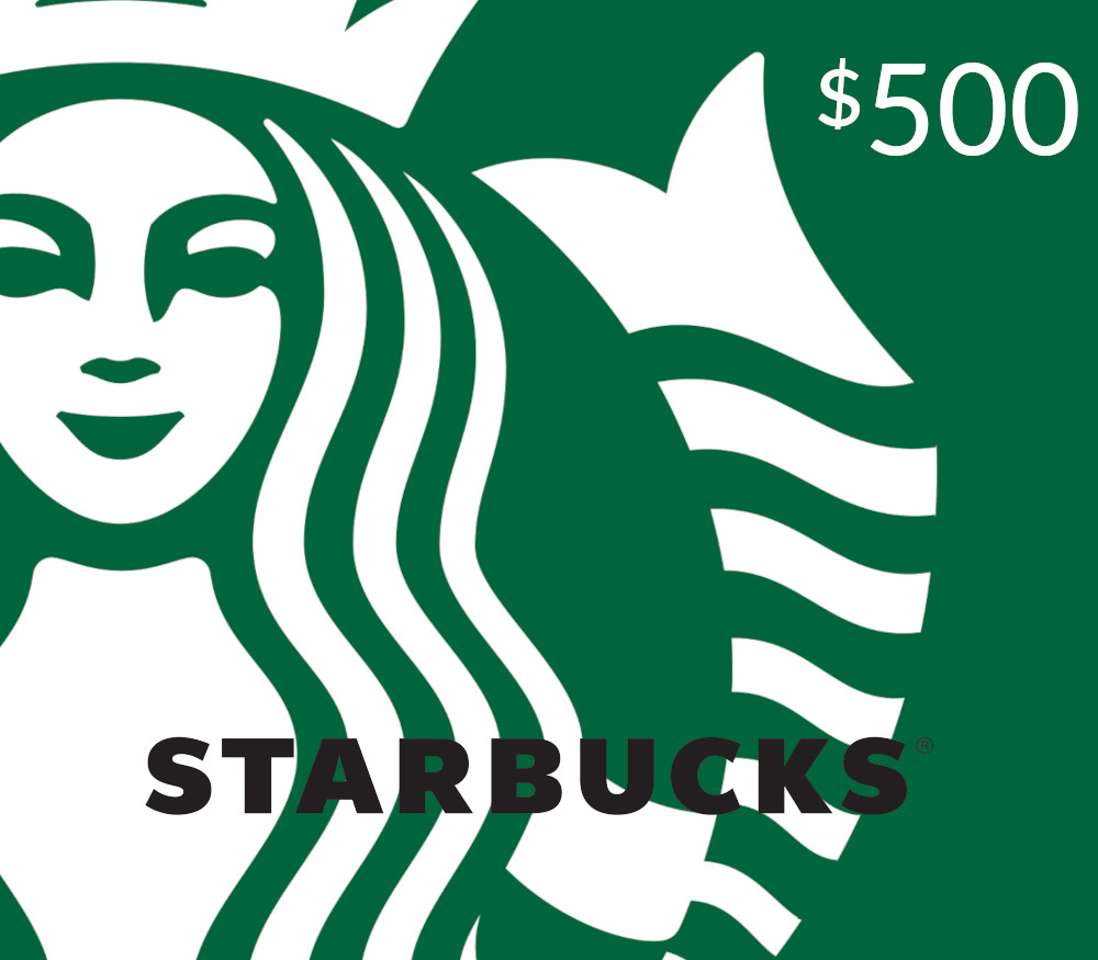 Starbucks $500 Подарочная карта US