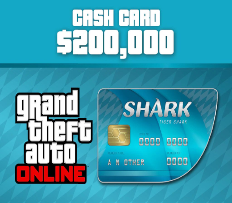 Grand Theft Auto Online - $200,000 Tiger Shark Cash Карта Xbox One Ключ