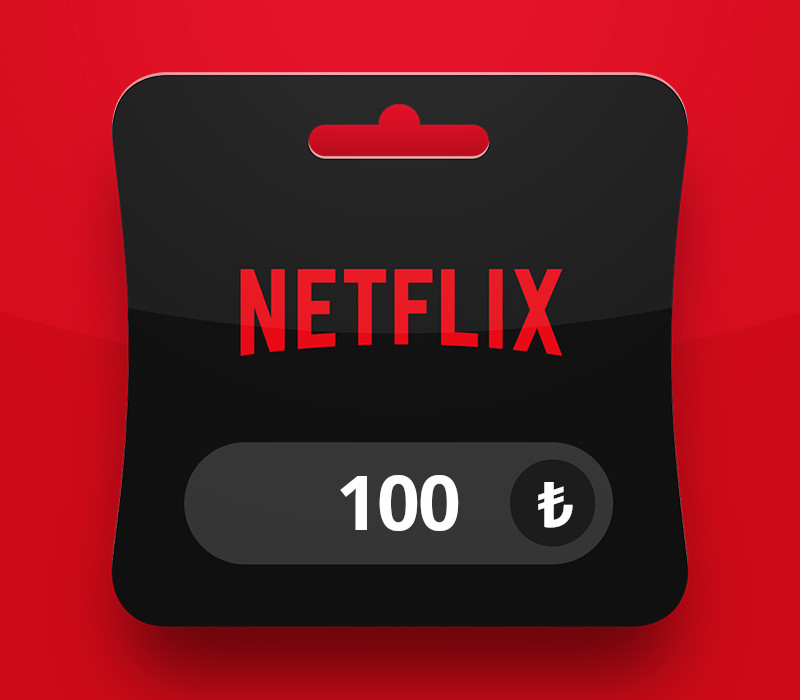 Netflix TRY 100 Подарочная карта TR