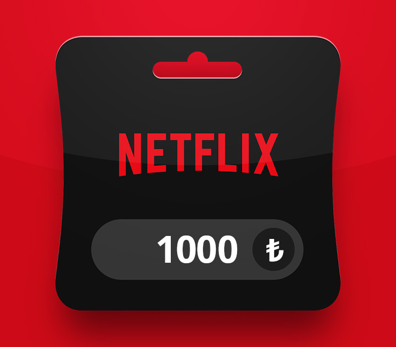 Netflix TRY 1000 Подарочная карта TR