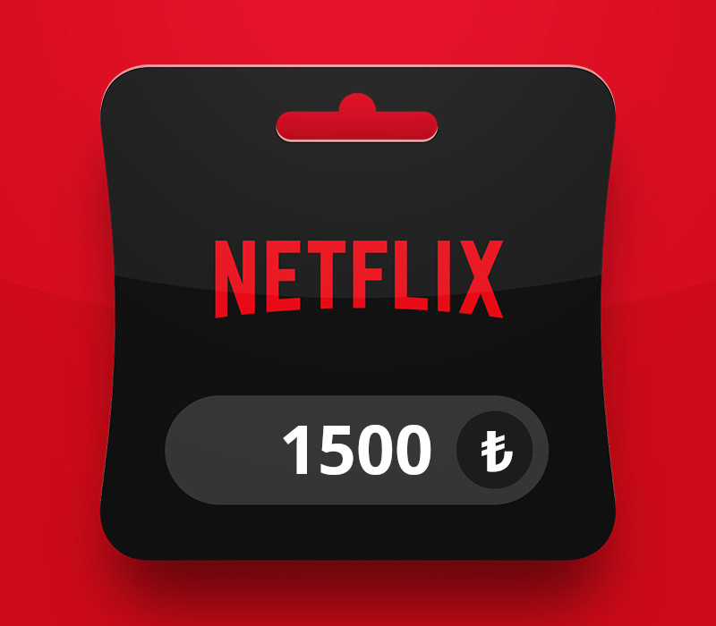 Netflix TRY 1500 Подарочная карта TR