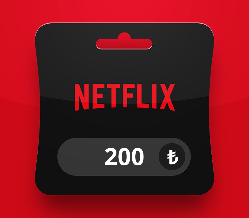 Netflix TRY 200 Подарочная карта TR