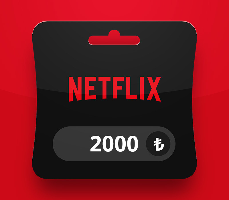 Netflix TRY 2000 Подарочная карта TR