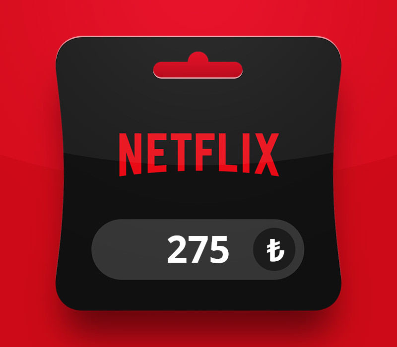 Netflix TRY 275 Подарочная карта TR