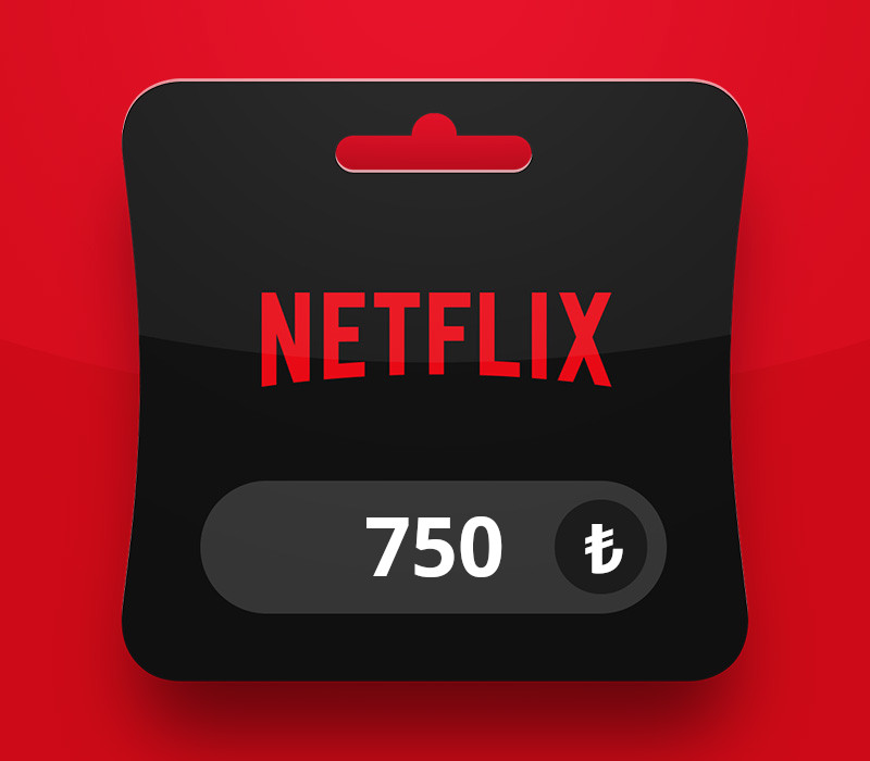 Netflix TRY 750 Подарочная карта TR